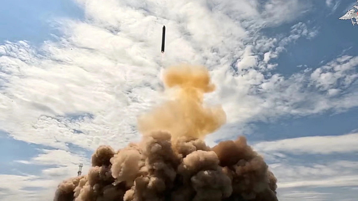 Russia Conducts Test of 'Sarmat' Missile