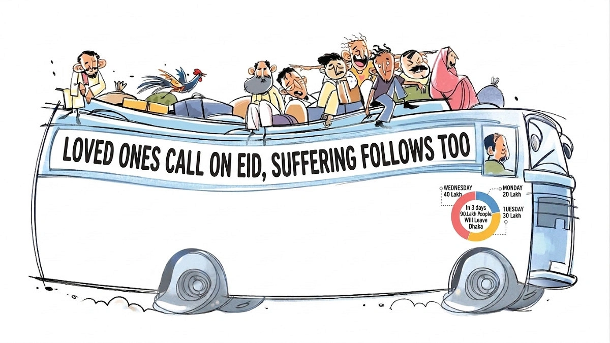 Leaving Dhaka: 0.65 Million People to Make Their Journey A Day Ahead of Eid