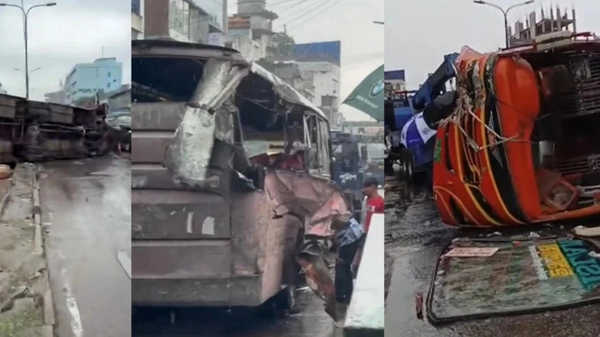 4 killed in head-on collision between two buses in capital’s Norda