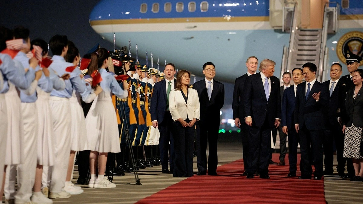 Trump Arrives in China