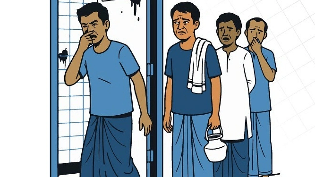 Public Hospitals: Patients Go to the Washroom with a Guard