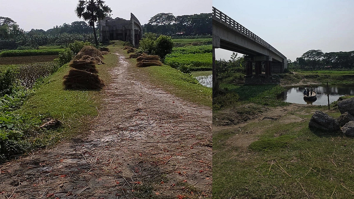 Tk10 Crore Bridge Built With No Approach Roads
