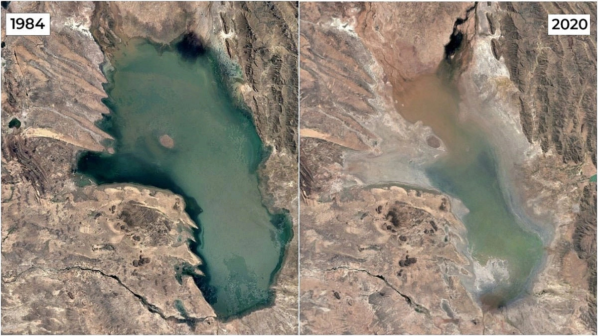 Fresh Water Turning into Air: Alarming Satellite Images Reveal Crisis