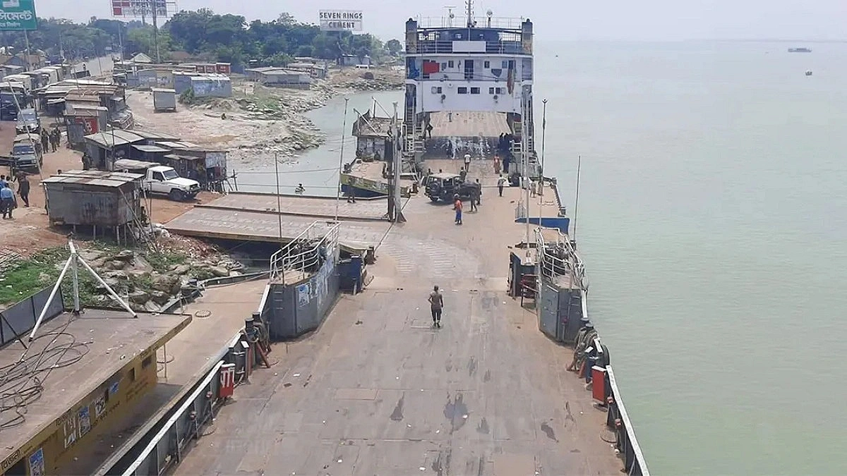 A Passenger Bus Fell into the Padma River