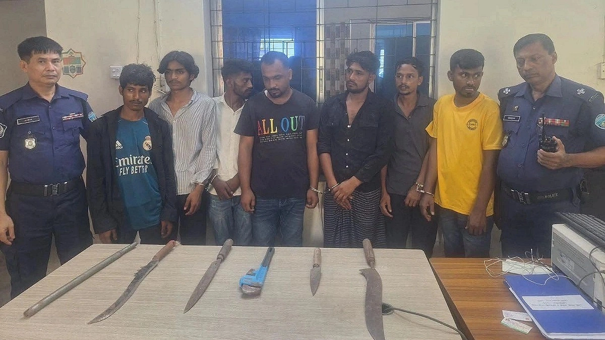 Seven Arrested with Weapons in Feni