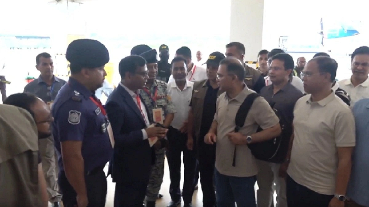 Tarique Arrives in Sylhet to Launch Family Card Programme