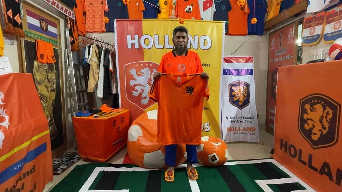 Neither Argentina, Nor Brazil, a Unique Netherlands Supporter in Narayanganj