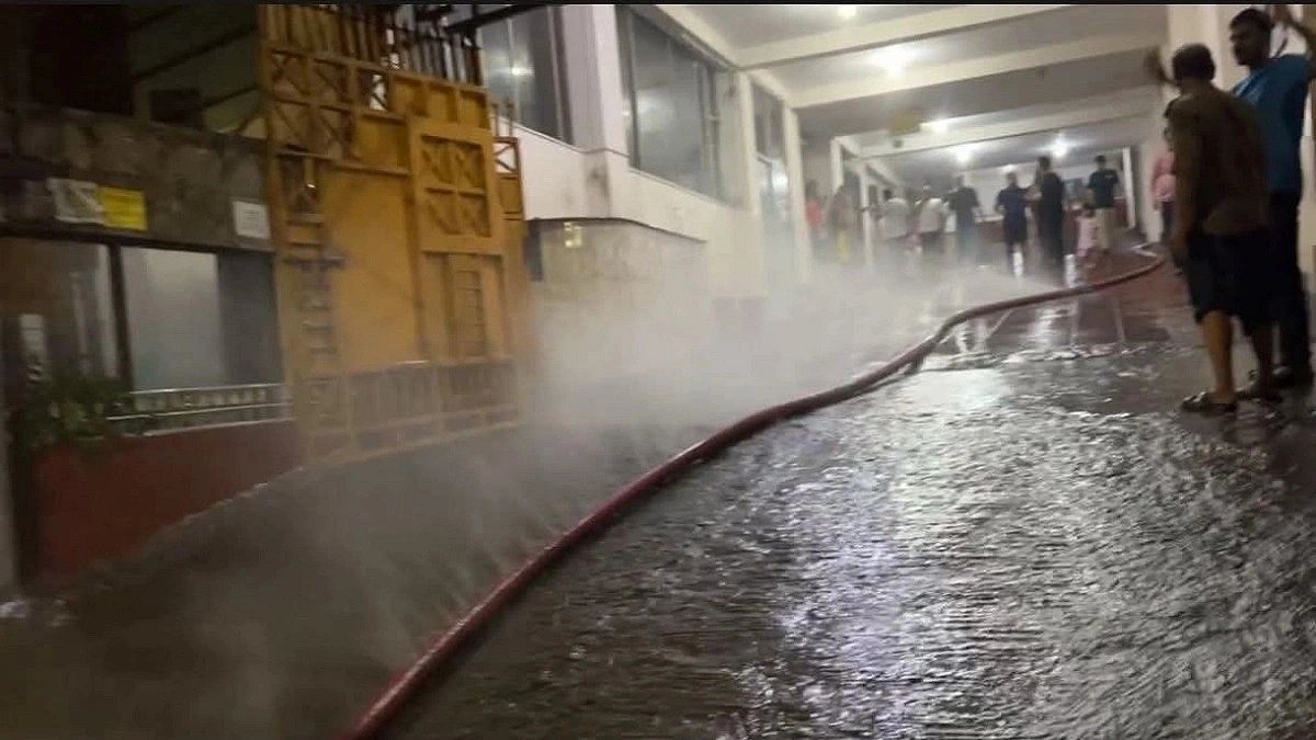 Residential apartments' fire under control at Kantaban