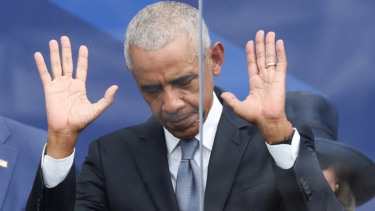 Obama Gets Emotional, Tears in Eyes at Wife's Speech