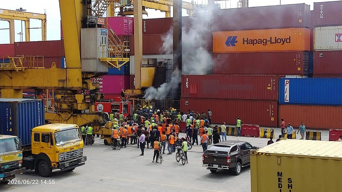 Fire at NCT Halts Cargo Handling Operations