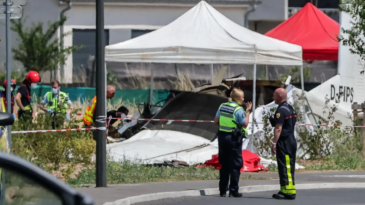 Eleven killed after plane carrying skydivers crashes in eastern France