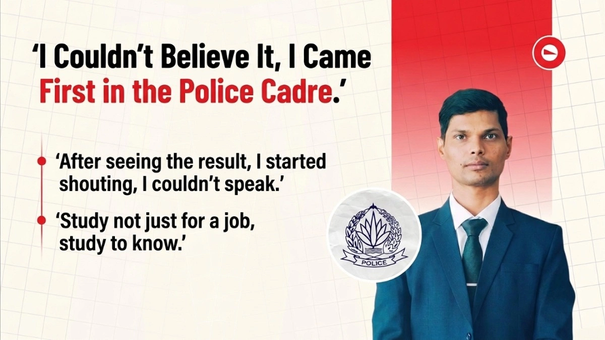 His Dream Was to Be a Constable, Now Bachchu Is an ASP