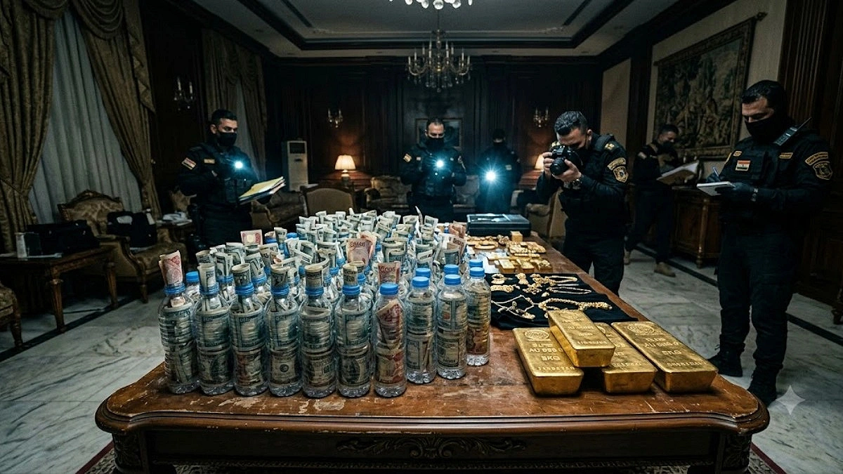 Iraq: $20 million in cash, 5 kg of gold jewellery put in bottles at former minister's home