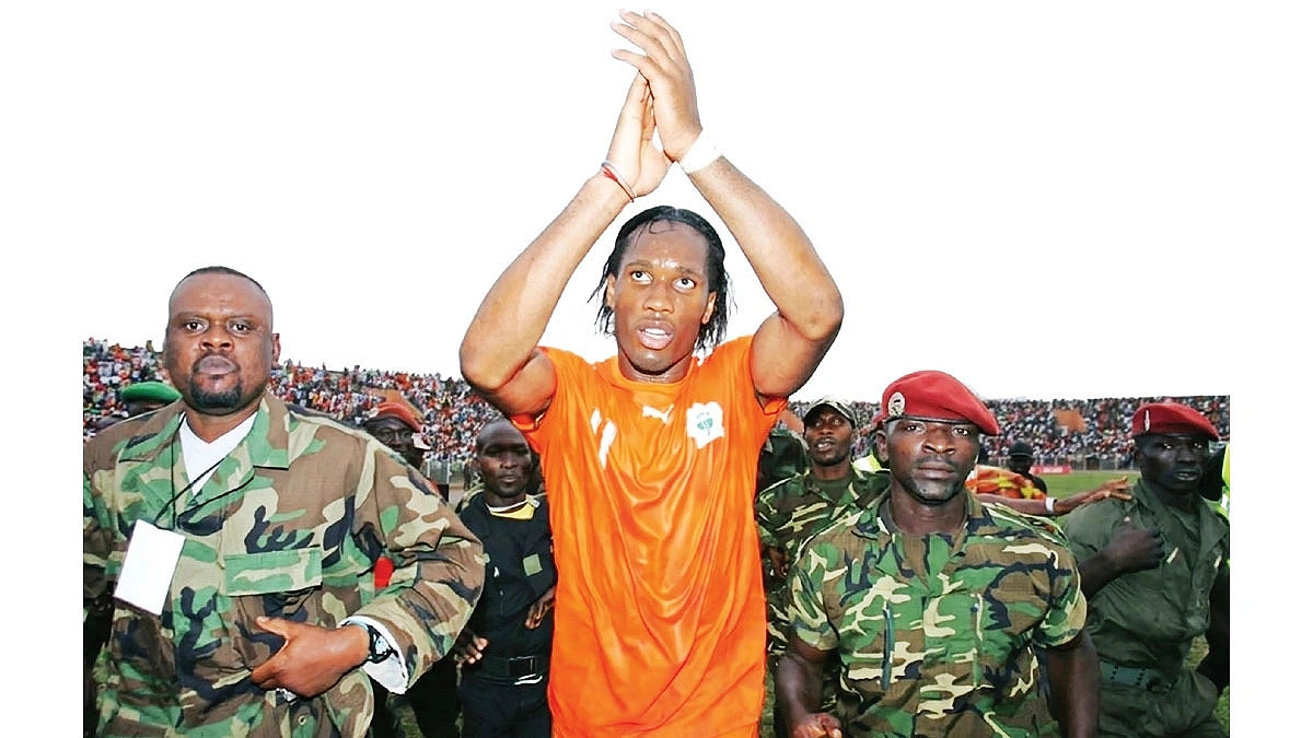 At the call of Drogba