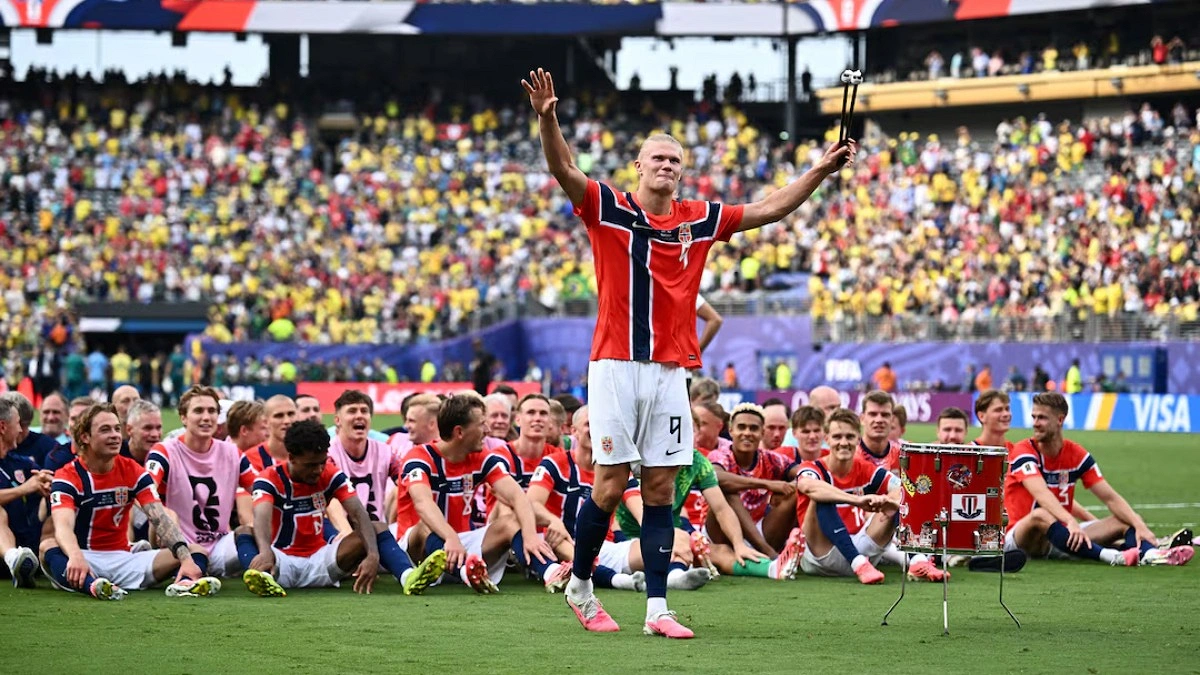 Norway Shocks Brazil 2-1, Haaland Ties Golden Boot Lead