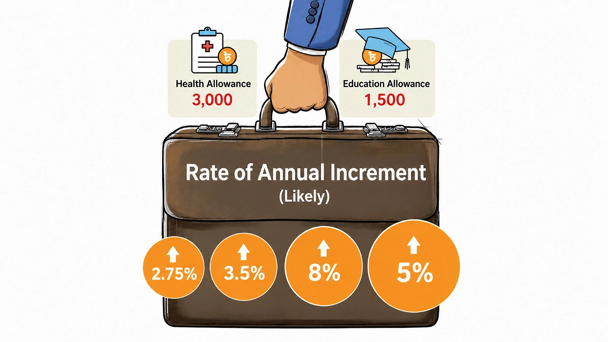 Increment under new rules of new pay scale