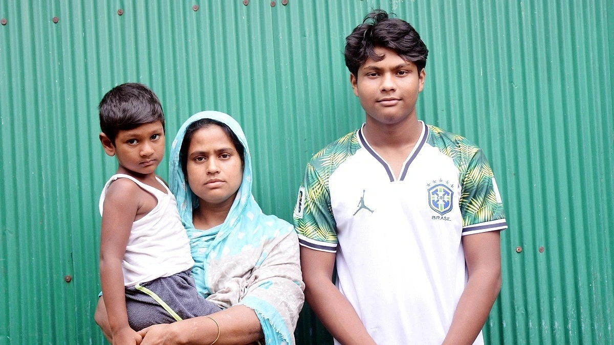 Five year old Hanifa still waits for father to return