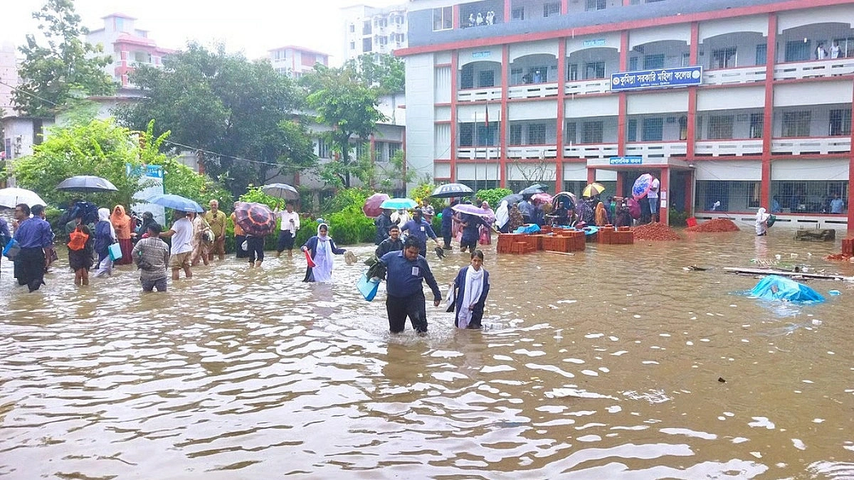 Teachers to take to the streets protesting transfers over knee-deep water exam incident