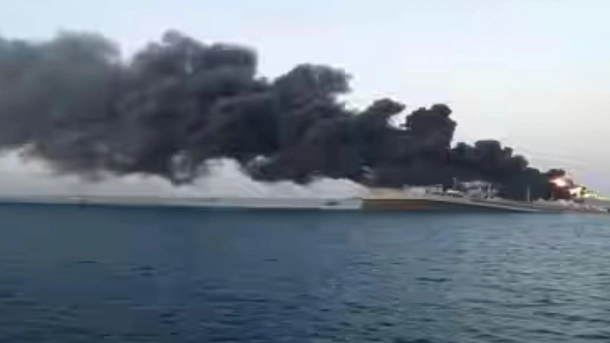 Crew of Vessel Set Ablaze off Oman Coast Rescued