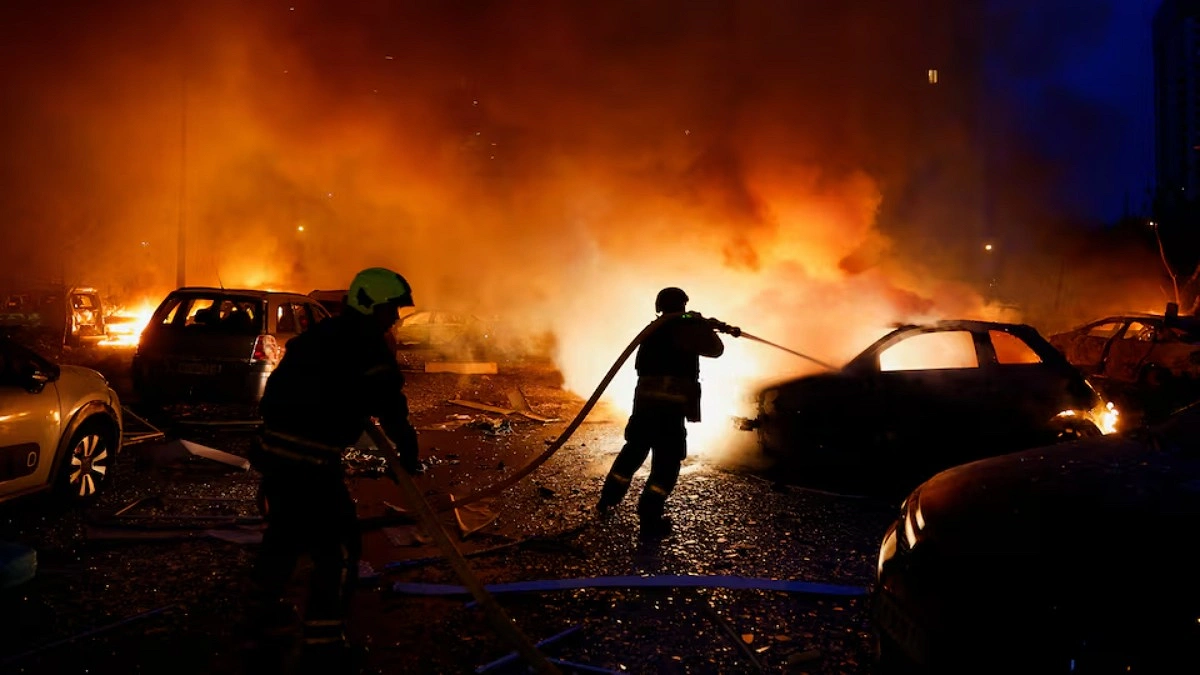 Russian Missiles Kill 9 in Kyiv, Destroy Apartment Towers
