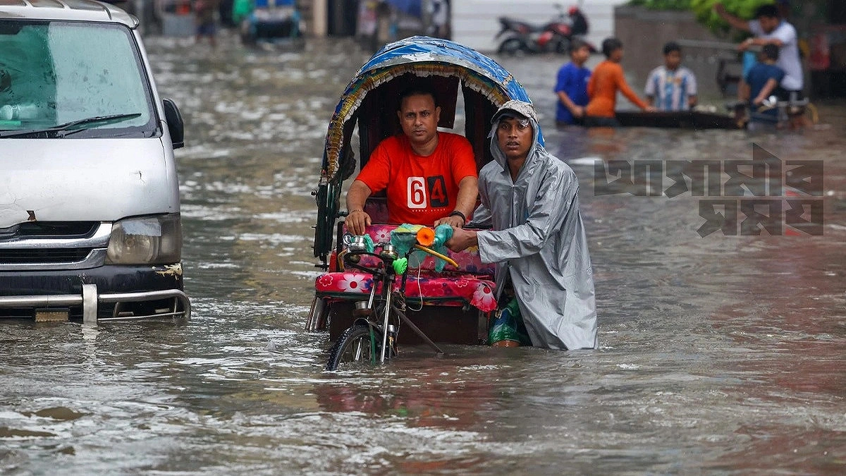 Dhaka to brace for 48 hours of more rain after 6-hour downpour deluge