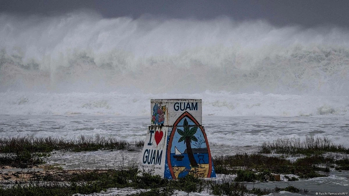 Super Typhoon 'Bavi' Batters Guam